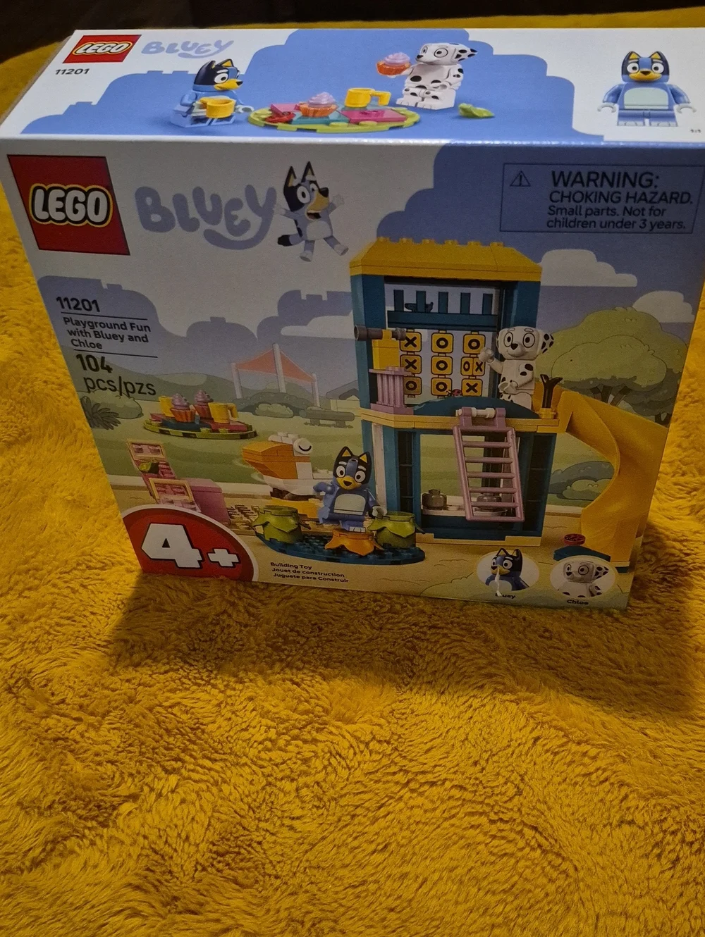 Lego Bluey Playschool Set - Yellow, Blue, Pink